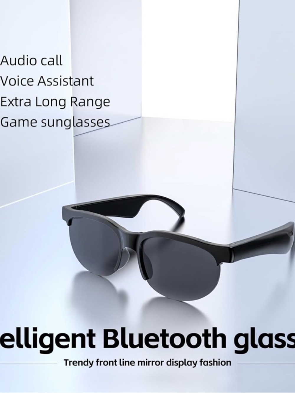 Smart Bluetooth Sunglasses - Black